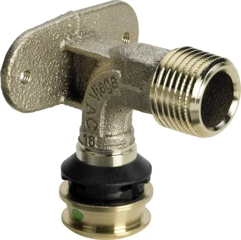 Viega „Raxofix“ Wandscheibe mit 1 Muffe und Außengewinde 16 mm × 1/2″ Viega „Raxofix“ Wandscheibe mit 1 Muffe und Außengewinde 16 mm × 1/2″