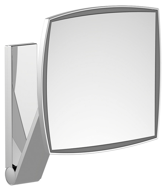 Kosmetikspiegel 17613179003 Kosmetikspiegel iLook_move Wandmodell, eckig/beleuchtet 1 Lichtfarbe, ohne Kabel Aluminium-finish