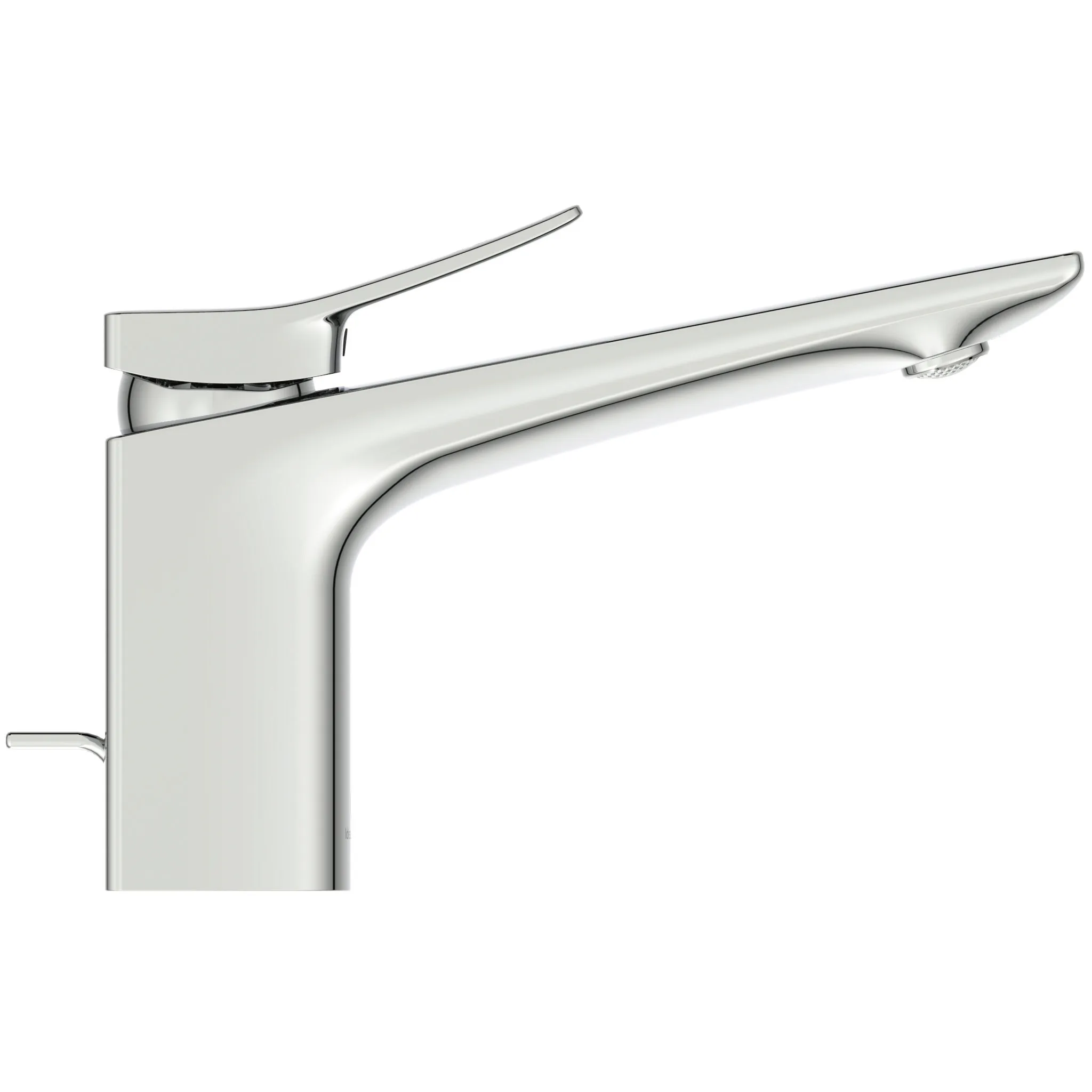 Waschischarmatur Conca Ausladung 140mm mit Ablaufgarnitur Brushed Gold Waschischarmatur Conca Ausladung 140mm mit Ablaufgarnitur Brushed Gold