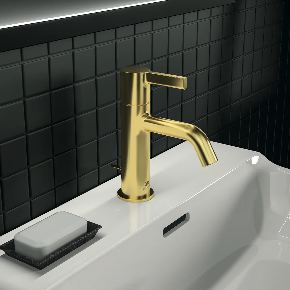 Ideal Standard Waschtischarmatur Joy Arm BC775A2 Brushed Gold Ideal Standard Waschtischarmatur Joy Arm BC775A2 Brushed Gold