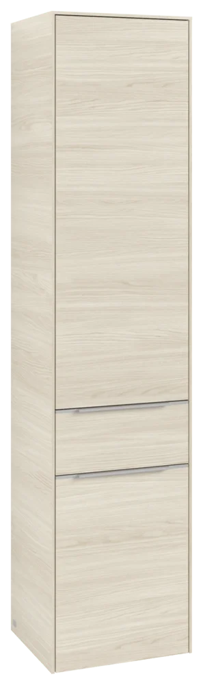 Villeroy & Boch Hochschrank Subway 3.0 C59000, 400 x 1710 x 362 mm, 2 Türen, 1 Auszug, links Anschlag, White Oak Villeroy & Boch Hochschrank Subway 3.0 C59000, 400 x 1710 x 362 mm, 2 Türen, 1 Auszug, links Anschlag, White Oak