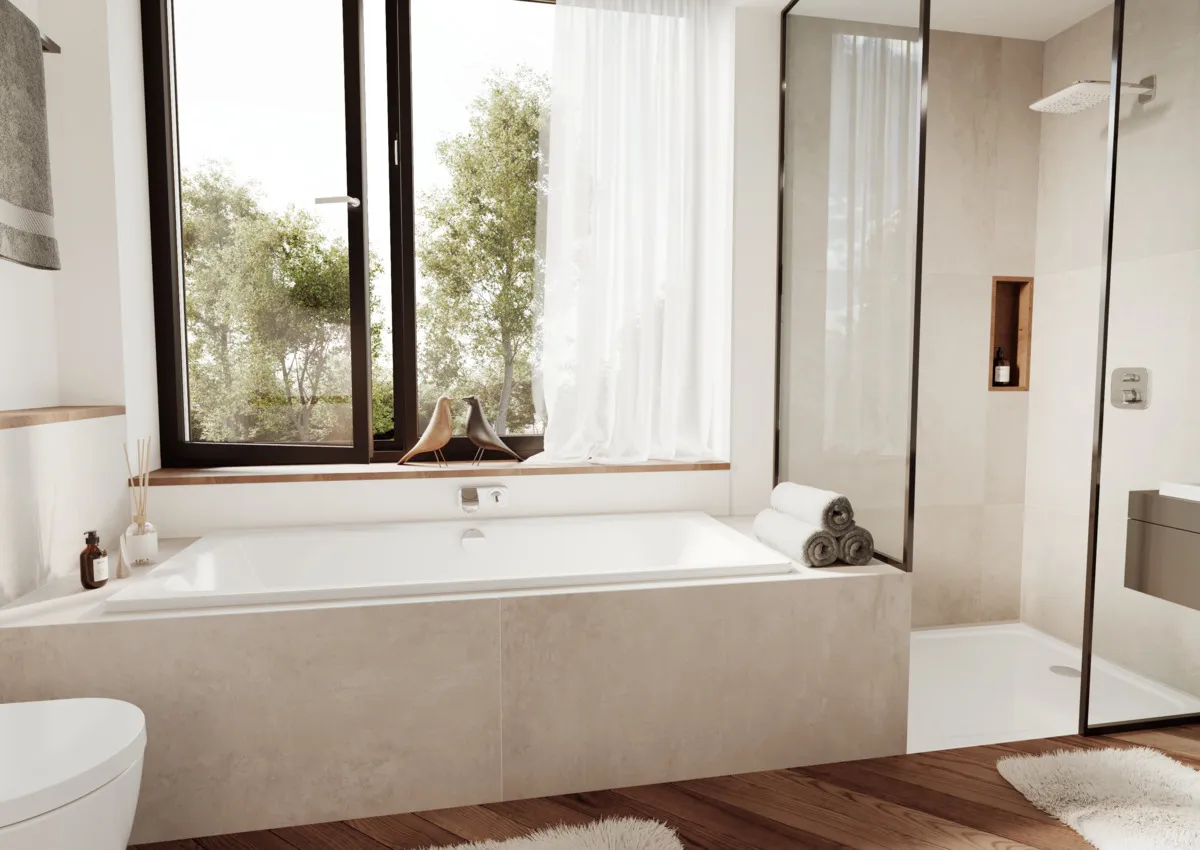 Kaldewei Badewanne „Cayono Duo“ rechteck 180 × 80 cm, ohne Grifflochbohrungen in alpinweiß Kaldewei Badewanne „Cayono Duo“ rechteck 180 × 80 cm, ohne Grifflochbohrungen in alpinweiß