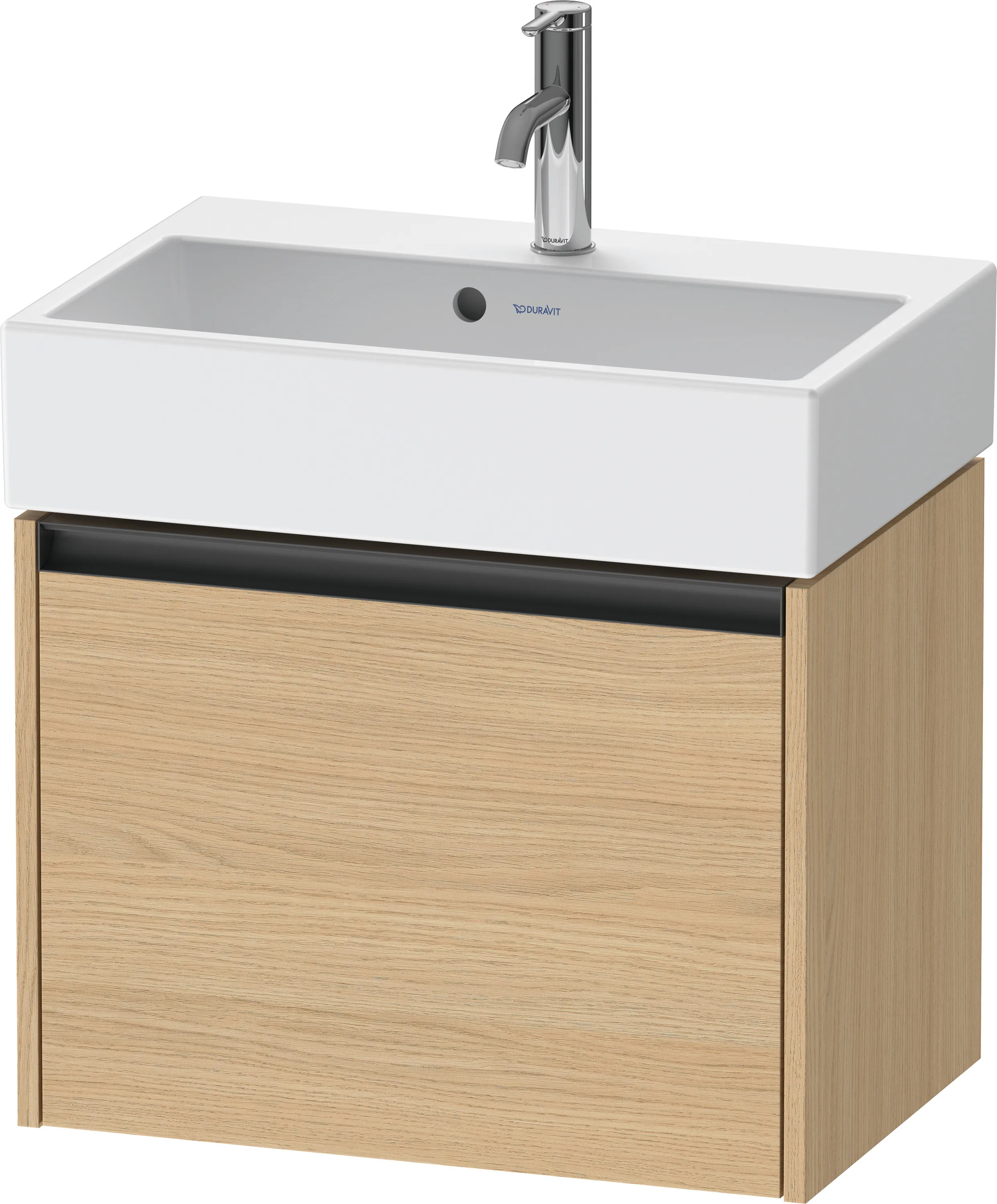 Duravit Waschtischunterschrank wandhängend „Ketho.2“ 58,4 × 44 × 39 cm Eiche Natur