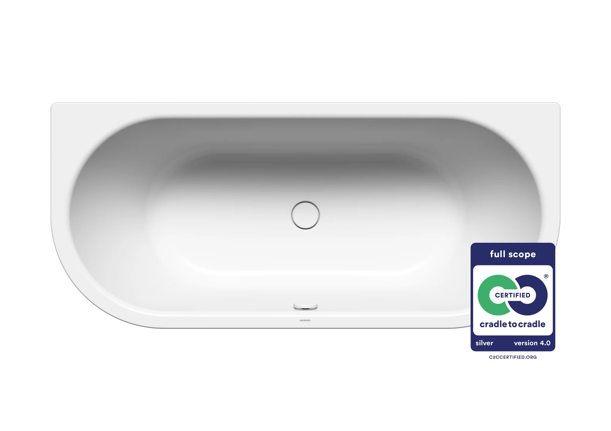 Kaldewei CENTRO DUO 2 Badewanne, oval, alpinweiß, 1800 x 800 mm, 460 mm tief Kaldewei CENTRO DUO 2 Badewanne, oval, alpinweiß, 1800 x 800 mm, 460 mm tief