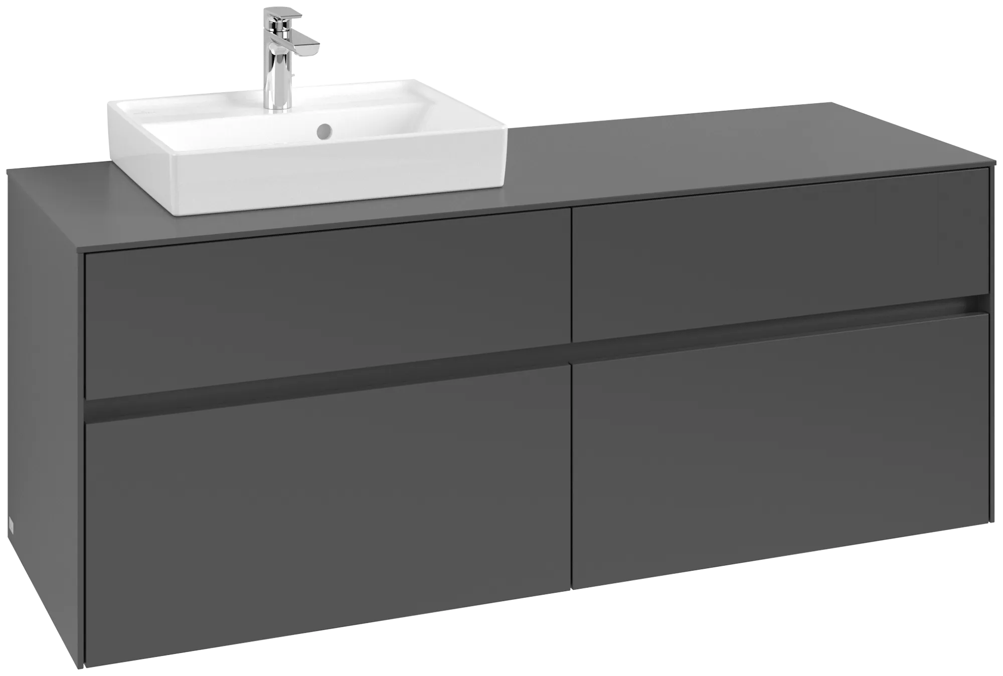Villeroy & Boch Collaro Waschbeckenunterschrank C07400, 1400 x 548 x 500 mm, links