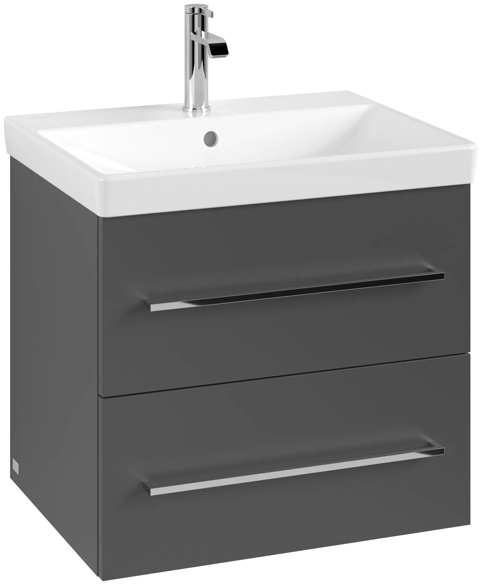 Villeroy & Boch Waschtischunterschrank „Avento“ für Schrankwaschtisch 580 × 514 × 452 mm Graphite, Soft Closing Villeroy & Boch Waschtischunterschrank „Avento“ für Schrankwaschtisch 580 × 514 × 452 mm Graphite, Soft Closing
