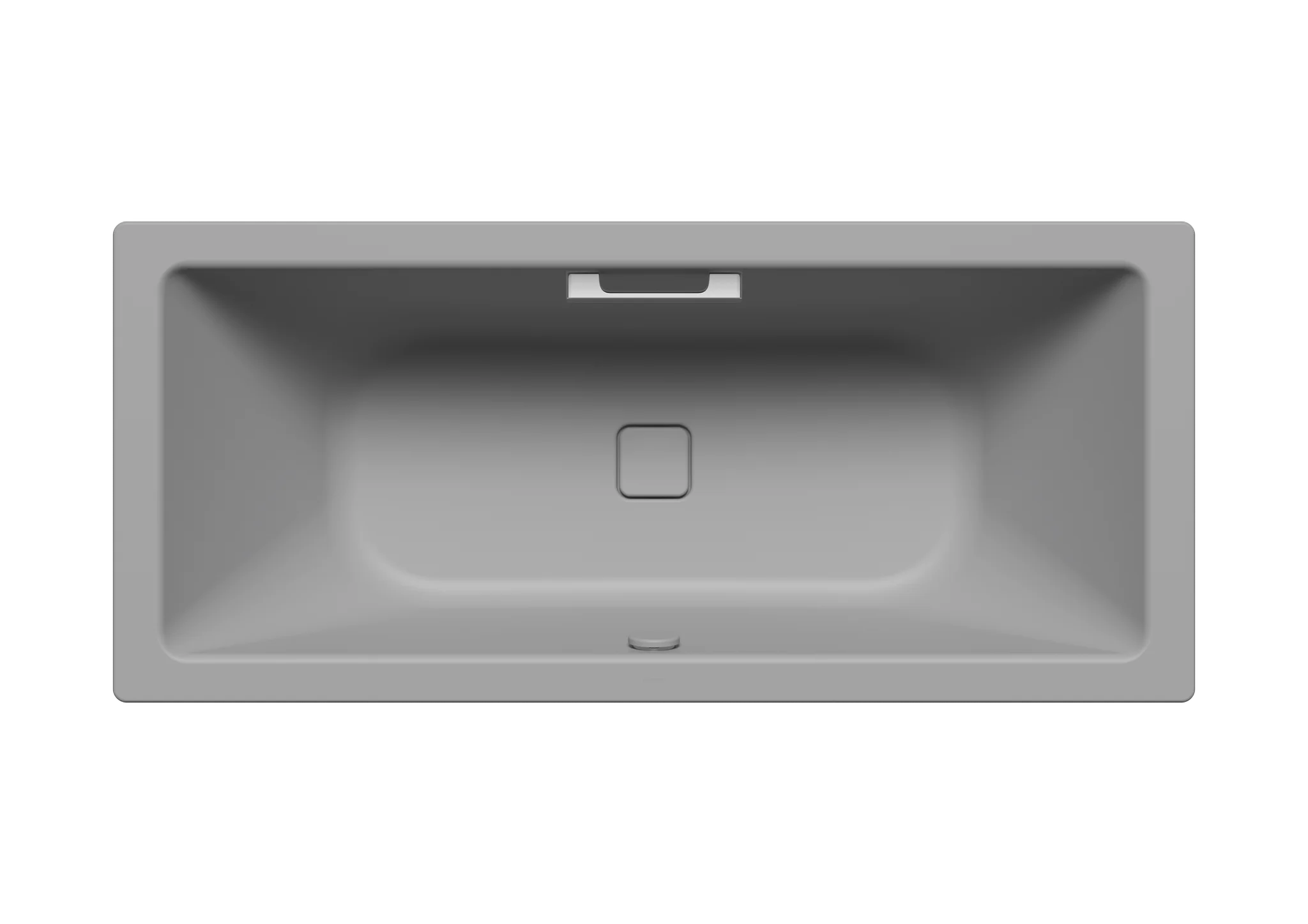 Kaldewei CONODUO Badewanne, 2000x1000 mm, cool grey 30, mit Griffloch
