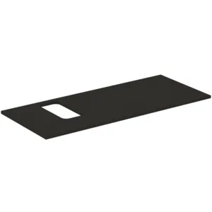 Waschtischplatte i.life B Ausschnitt links für ein Wand-Waschtisch 1202x507x18mm Weiß matt