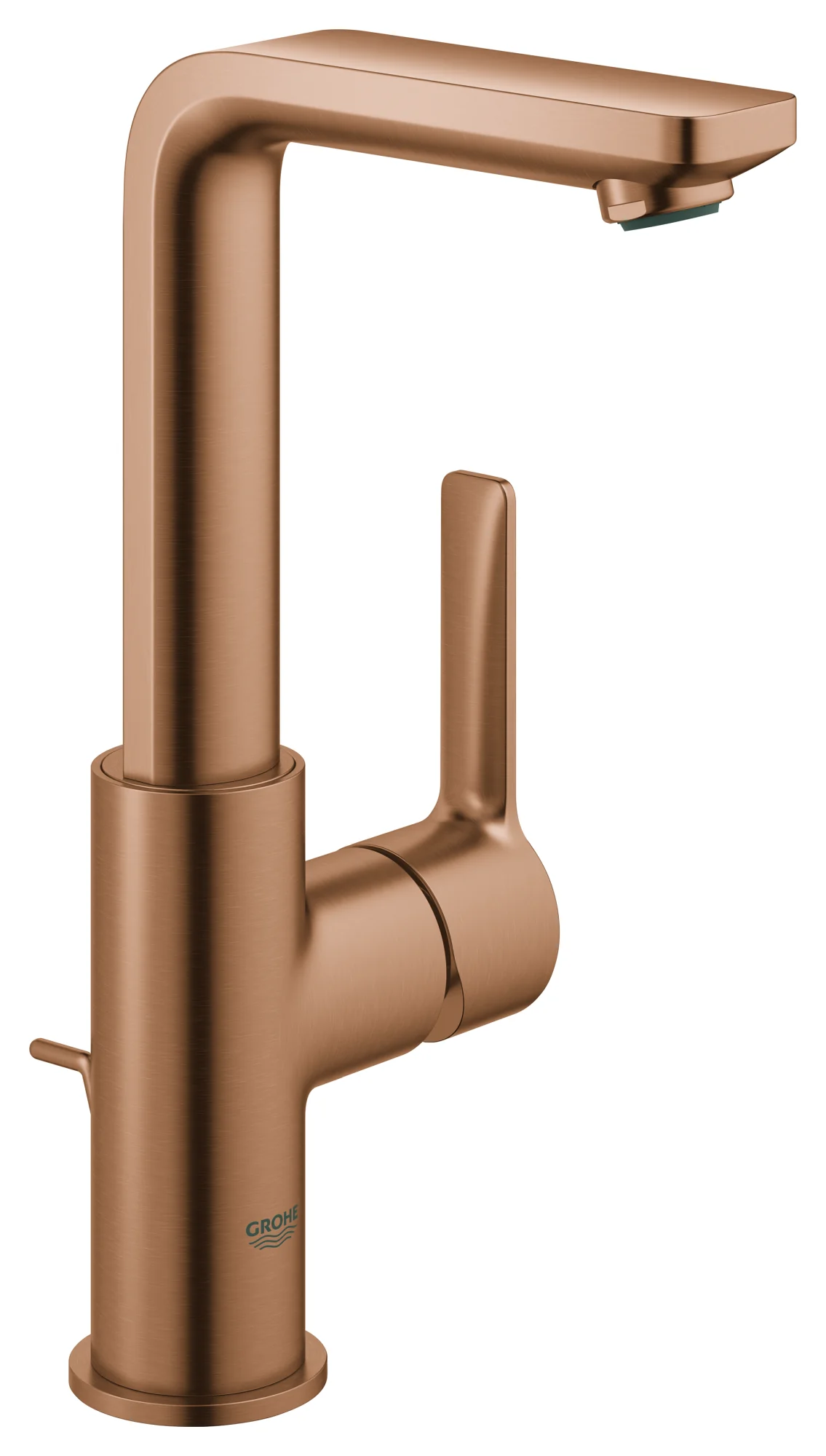 Einhand-Waschtischbatterie Lineare 23296_1, L-Size, Einlochmontage, schwenkbarer Auslauf, Zugstangen-Ablaufgarnitur 1 1/4″