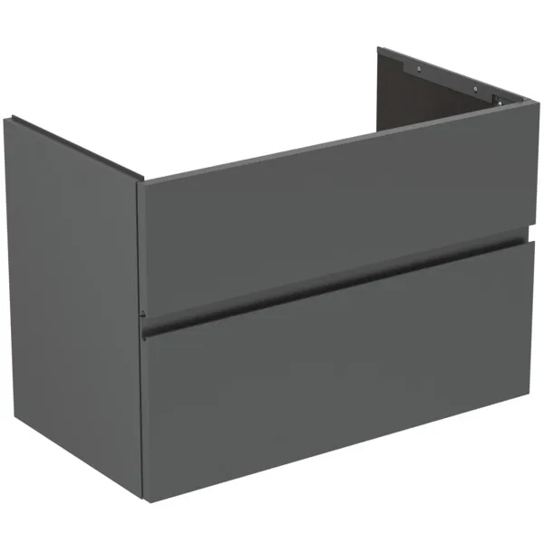 Ideal Standard Waschtischunterschrank „Finesse“ 80 × 54,5 × 44 cm Anthrazit matt lackiert Ideal Standard Waschtischunterschrank „Finesse“ 80 × 54,5 × 44 cm Anthrazit matt lackiert