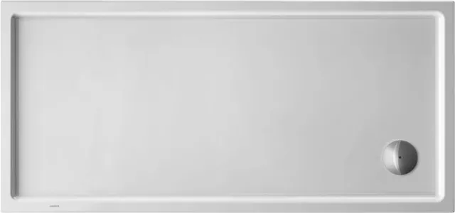 Duravit rechteck Duschwanne „Starck Slimline“ 150 × 70 cm mit Antislip, ohne Oberflächenveredelung, in Weiß