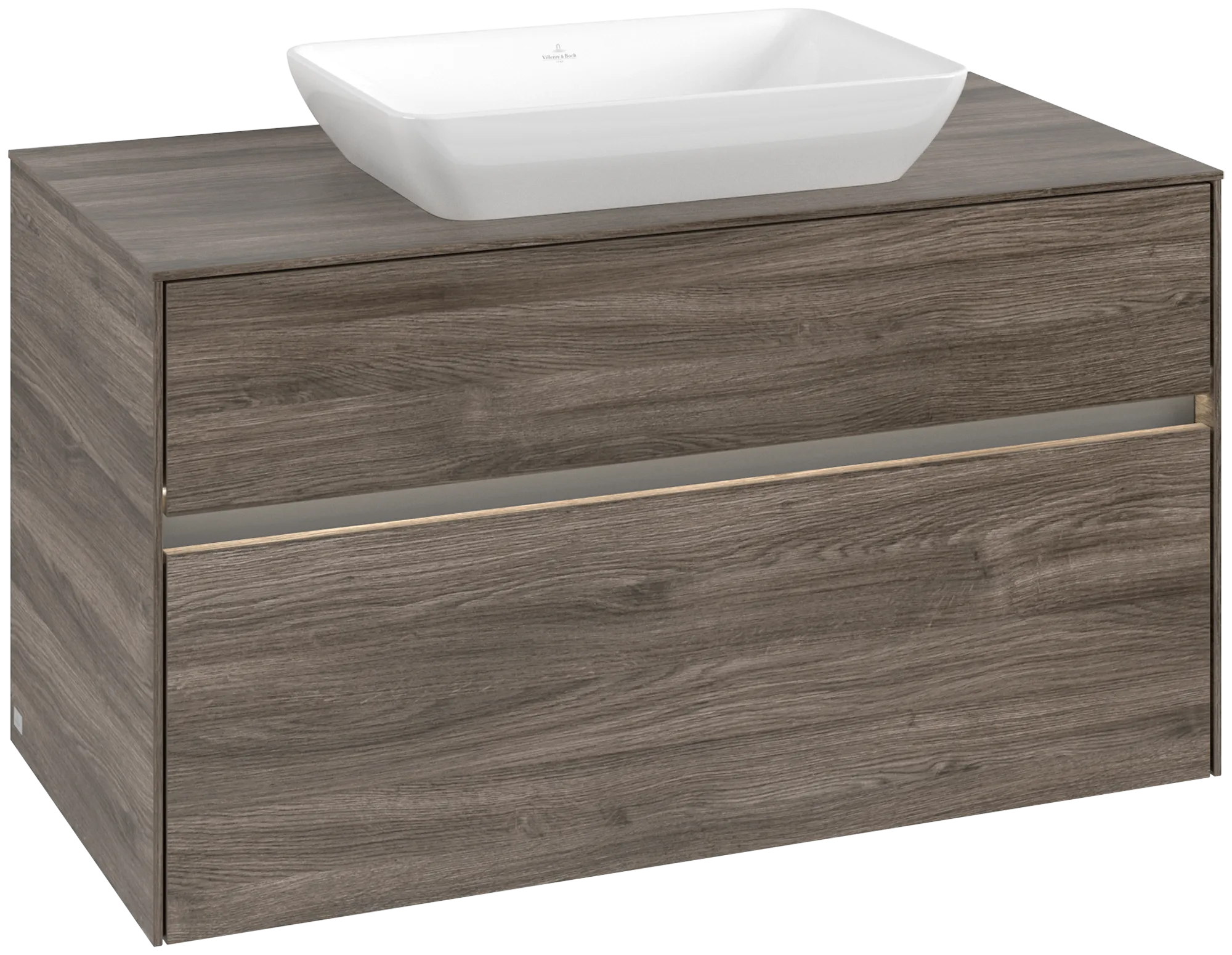 Villeroy & Boch Collaro Waschbeckenunterschrank C109B0, 1000x548x500mm, Stone Oak