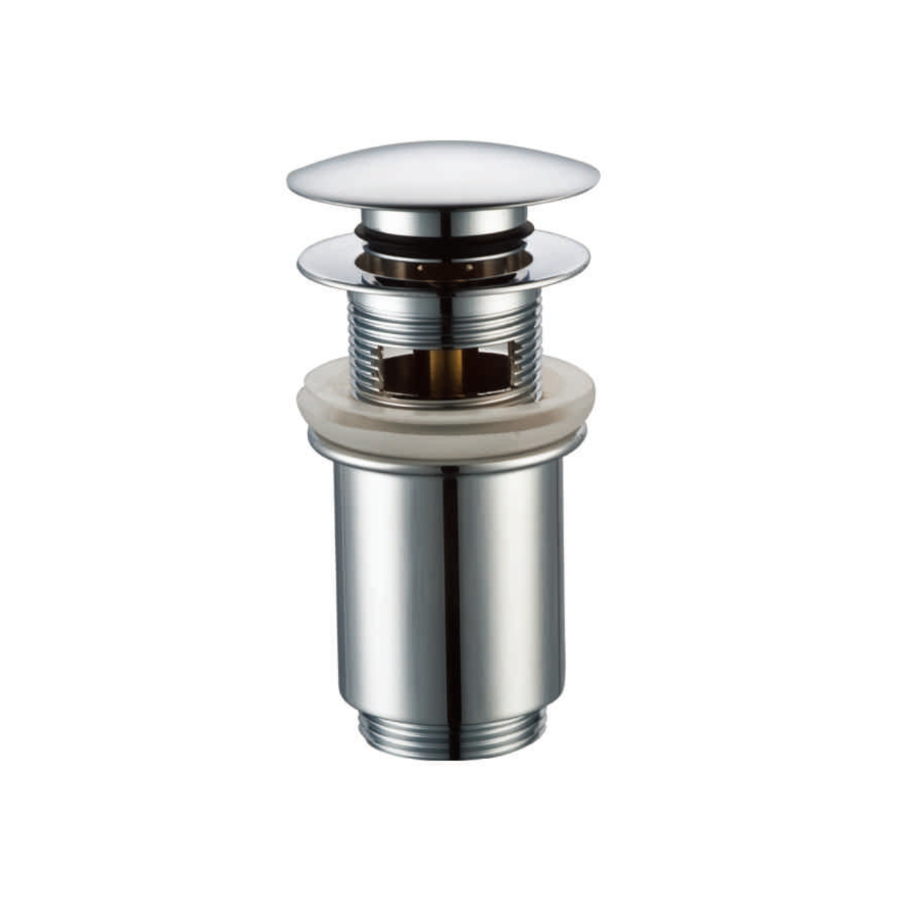 Ablaufventil Push-Open 1 1/4" verchromt für Waschtisch mit Überlauf Ablaufventil Push-Open 1 1/4" verchromt für Waschtisch mit Überlauf