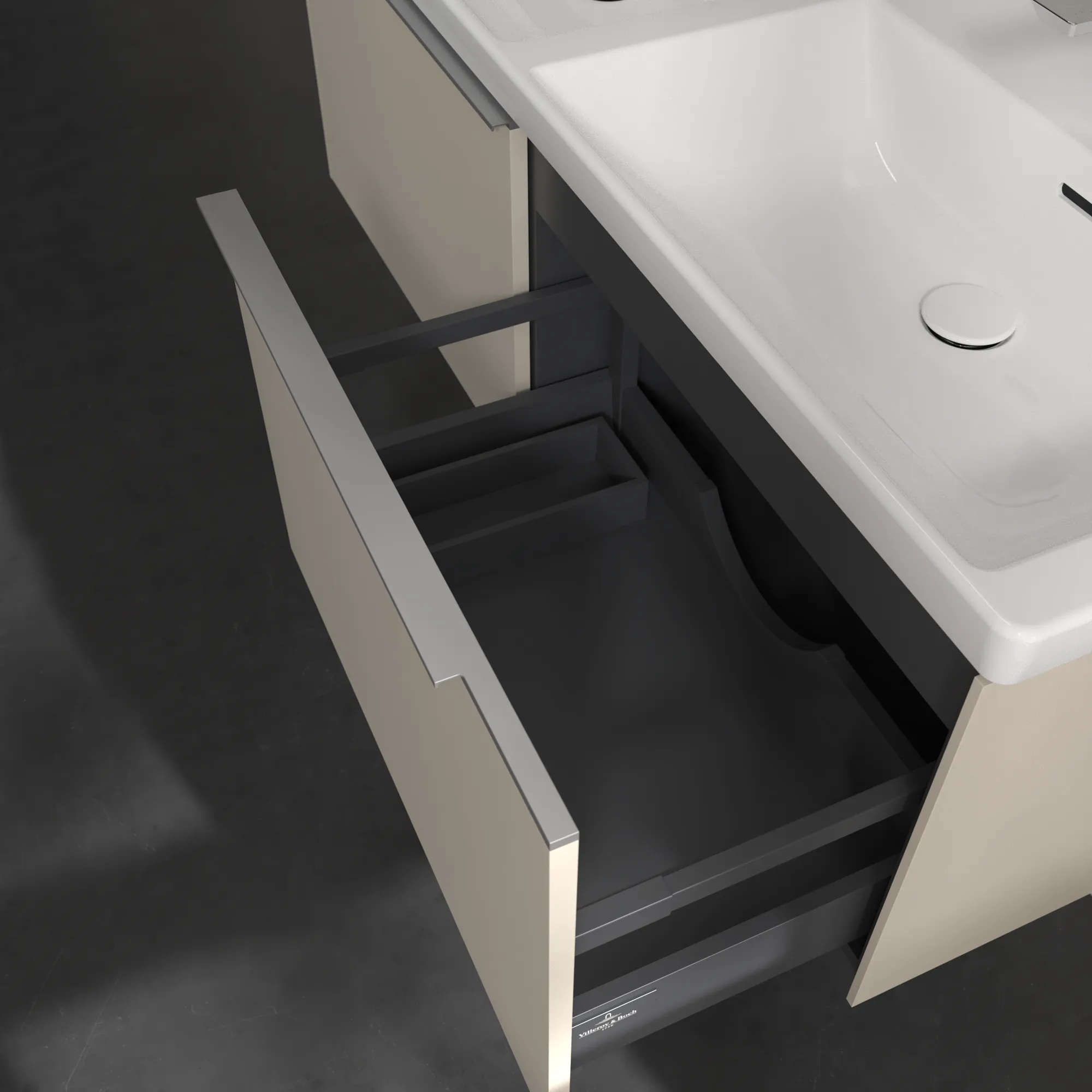 Villeroy & Boch Subway 3.0 Waschbeckenunterschrank C56700, 1272 x 429 x 478 mm, Cashmere Grey Villeroy & Boch Subway 3.0 Waschbeckenunterschrank C56700, 1272 x 429 x 478 mm, Cashmere Grey