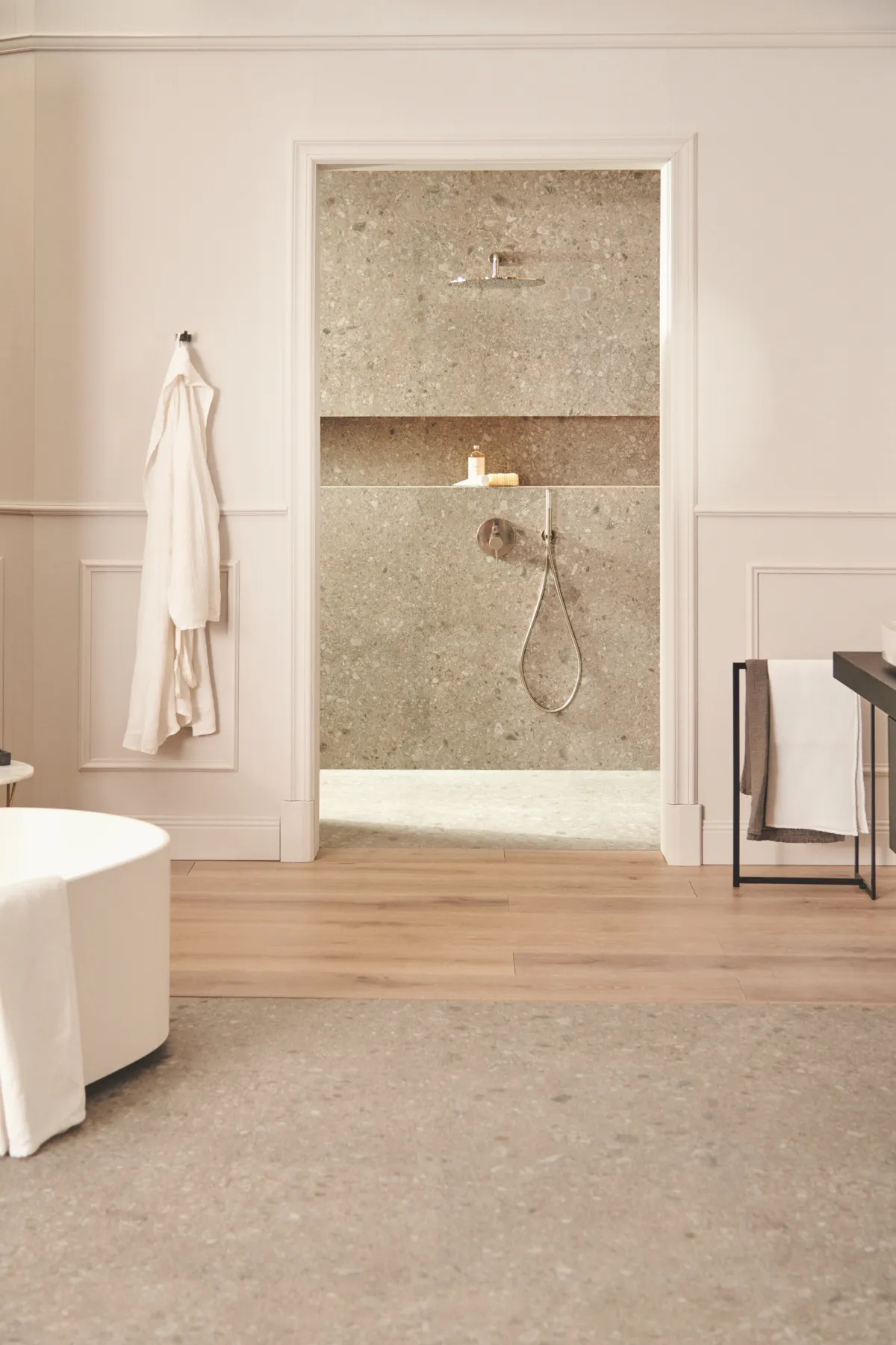 Ideal Standard Idealrain Atelier Wandanschluss B9445GN Silver Storm