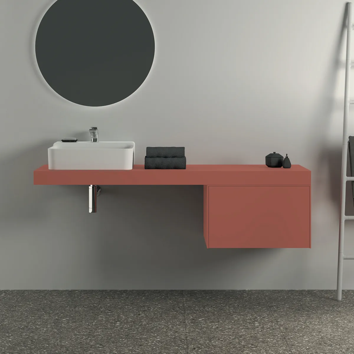 Ideal Standard Konsole Conca, 1600x505x80mm, Sunset Ideal Standard Konsole Conca, 1600x505x80mm, Sunset