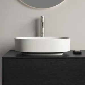 Waschbecken „Linda-X“ 45 × 38 × 13 cm in Seidenweiß Waschbecken „Linda-X“ 45 × 38 × 13 cm in Seidenweiß