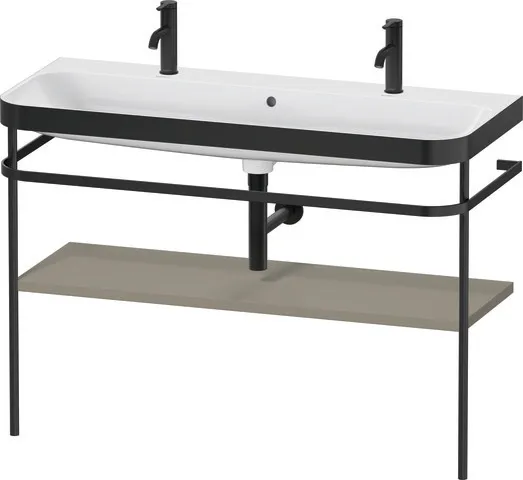 Duravit Waschtischunterschrank mit Metallkonsole „Happy D.2 Plus“ 117,5 × 85 × 49 cm Duravit Waschtischunterschrank mit Metallkonsole „Happy D.2 Plus“ 117,5 × 85 × 49 cm