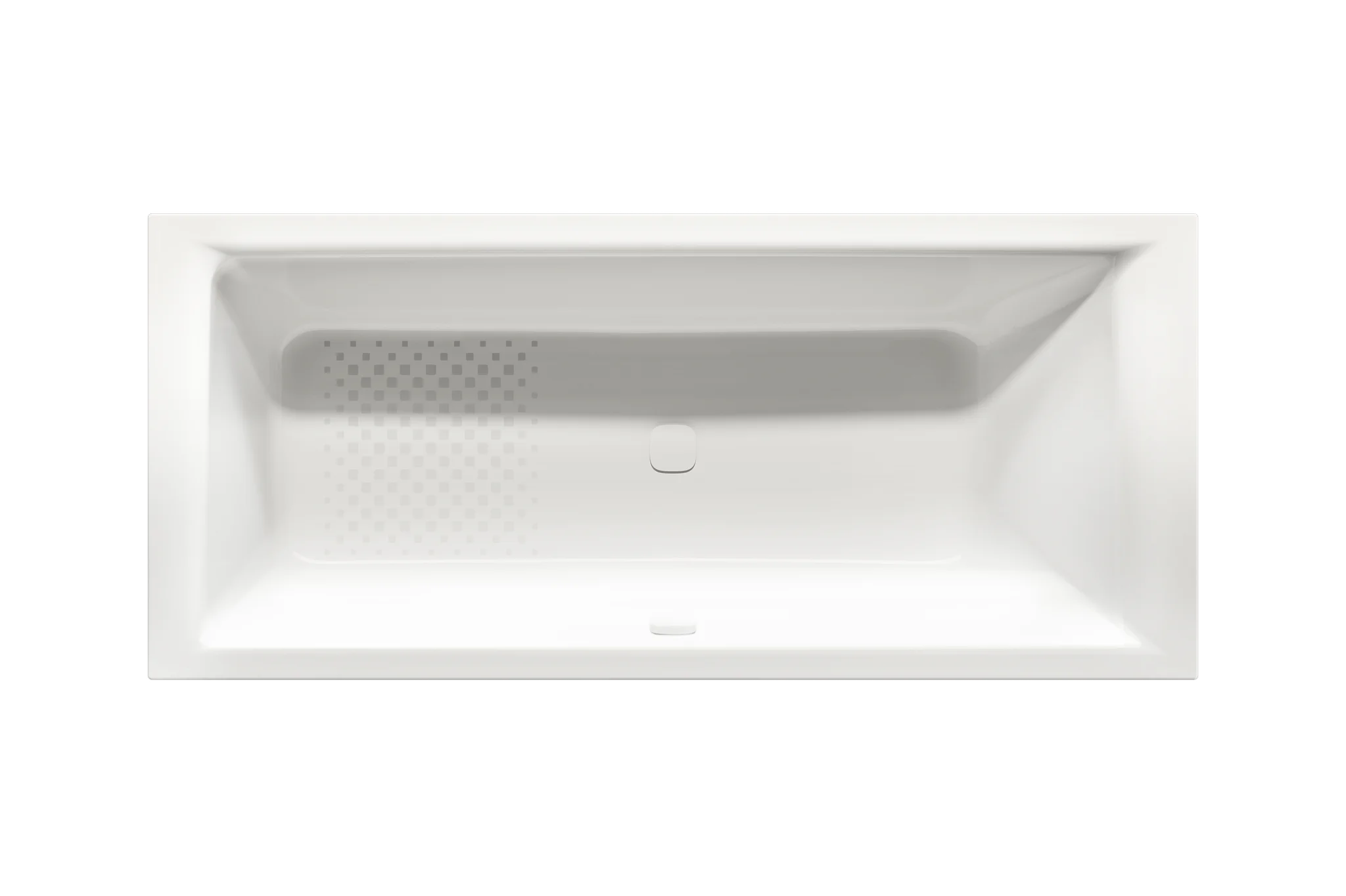 Kaldewei PURO NEXT COMBI Badewanne, 1800x800 mm, alpinweiß, Sonderüberlauf, Antislip
