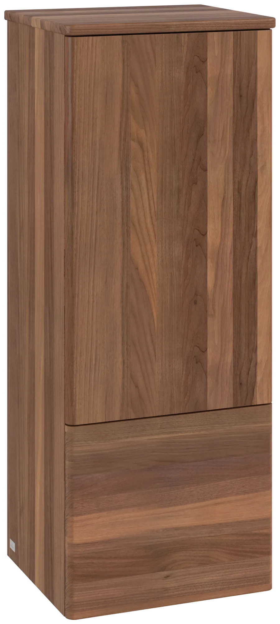 Villeroy & Boch Antao K43, Wandhängender Mittelschrank, 414x1039x356mm, links Anschlag, Warm Walnut Villeroy & Boch Antao K43, Wandhängender Mittelschrank, 414x1039x356mm, links Anschlag, Warm Walnut