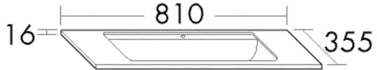 burgbad Mineralguss-Waschtisch Bel MWAU081 Weiß Velvet