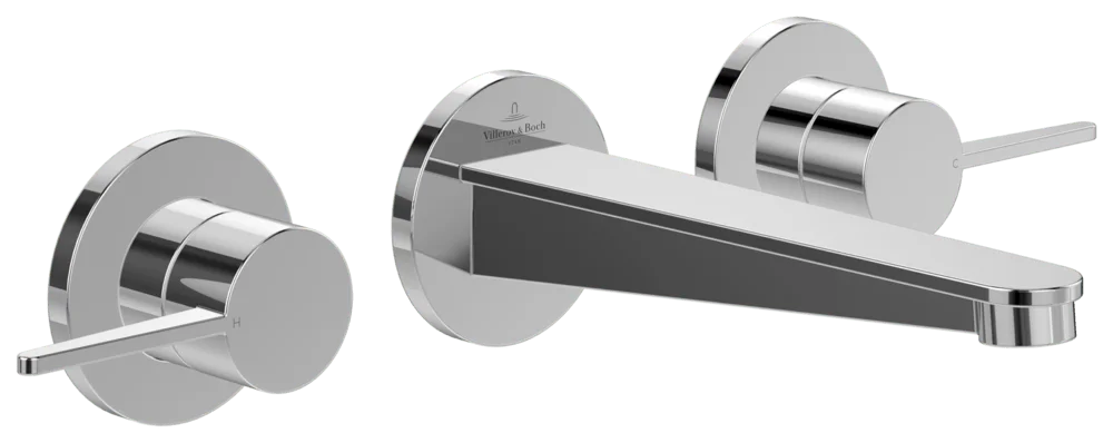 Villeroy & Boch Conum Dreiloch-Waschtischarmatur TVW127002000 Chrom Villeroy & Boch Conum Dreiloch-Waschtischarmatur TVW127002000 Chrom