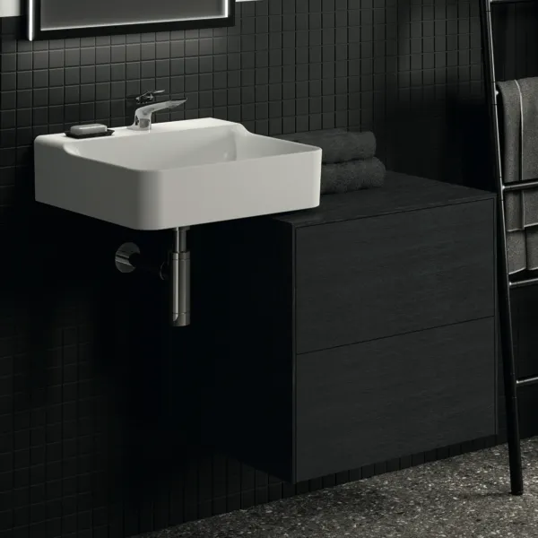 Ideal Standard Waschtischunterschrank „Conca“ 60,2 × 55 × 50,5 cm Eiche geflammt Furnier Ideal Standard Waschtischunterschrank „Conca“ 60,2 × 55 × 50,5 cm Eiche geflammt Furnier