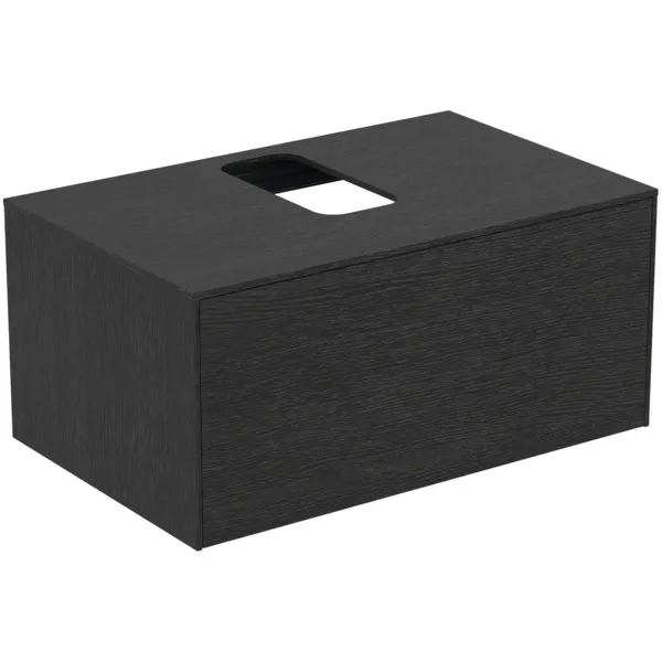 Ideal Standard Waschtischunterschrank „Conca“ 80,2 × 37 × 50,5 cm Eiche geflammt Furnier Ideal Standard Waschtischunterschrank „Conca“ 80,2 × 37 × 50,5 cm Eiche geflammt Furnier