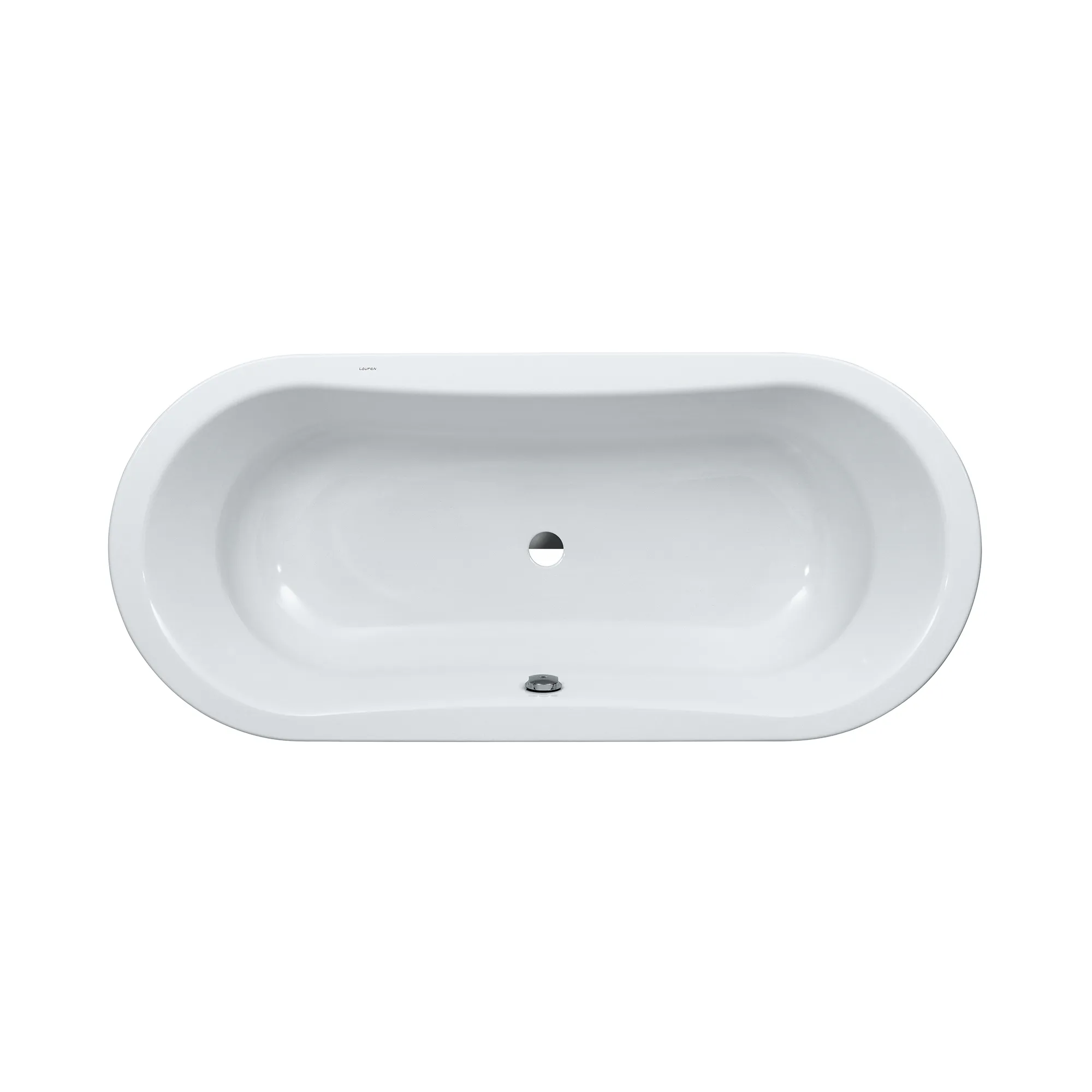 Einbau-Badewanne THALLIUM 800x1800x420 aus Stahl inklusive Schallschutz weiß