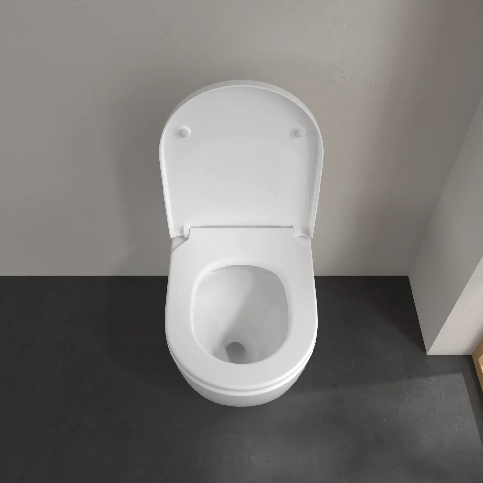 Stand-Tiefspül-WC „Subway 3.0“ 37 × 40 × 60 × 60 cm in Weiß Alpin, ohne Spülrand, Abgang waagerecht