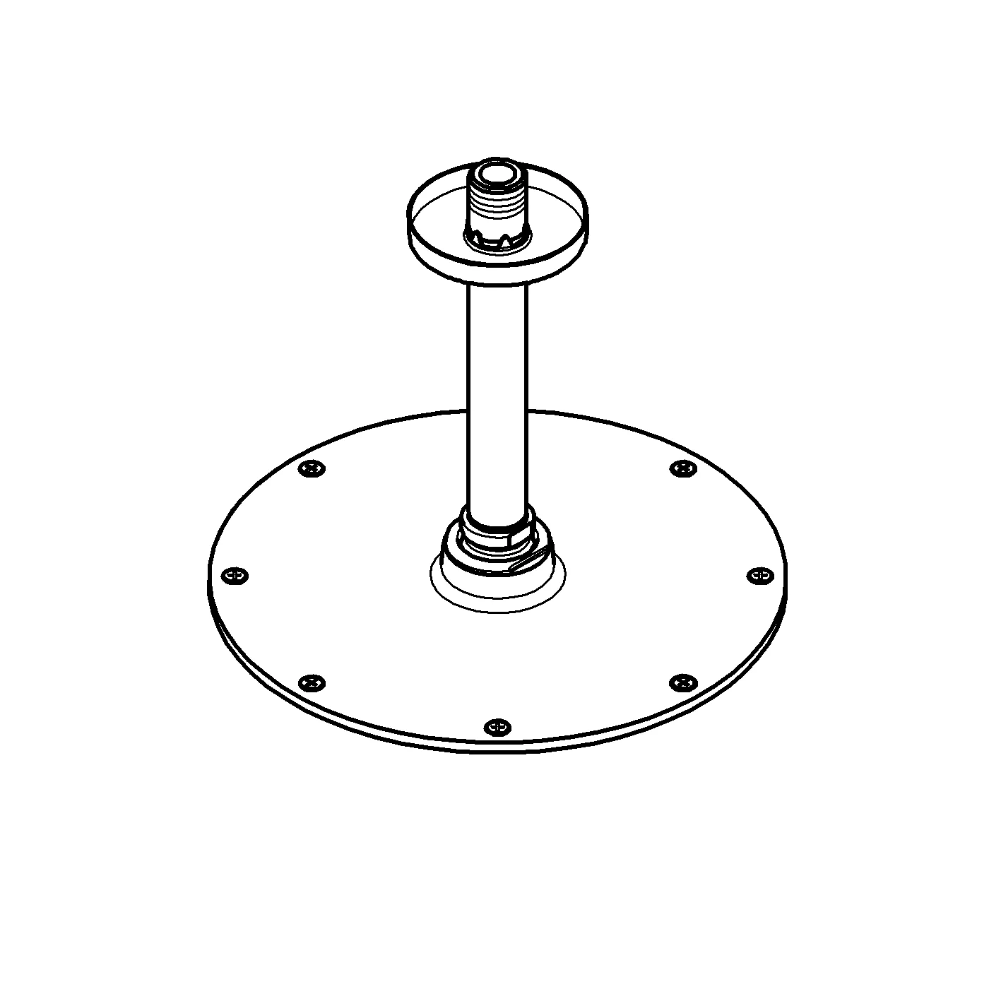 Grohe Rainshower Cosmopolitan 210 Kopfbrauseset Deckenauslass 142 mm, 1 Stahlart Grohe Rainshower Cosmopolitan 210 Kopfbrauseset Deckenauslass 142 mm, 1 Stahlart