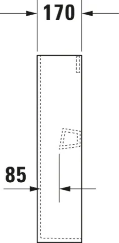 Standsäule Happy D.2 für 231680, 261665, 231660, weiß