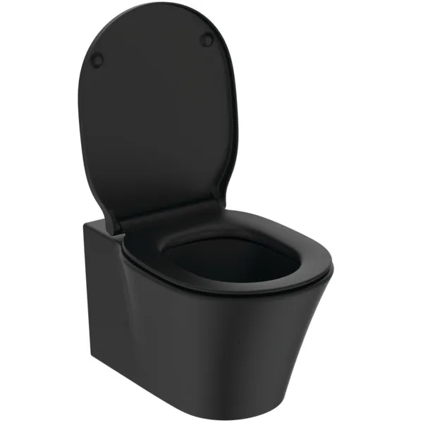 Ideal Standard Connect Air Wand-Tiefspül-WC-Kombipaket Connect Air, AQUABLADE, mit Softclosing, 360x540mm, Schwarz Ideal Standard Connect Air Wand-Tiefspül-WC-Kombipaket Connect Air, AQUABLADE, mit Softclosing, 360x540mm, Schwarz