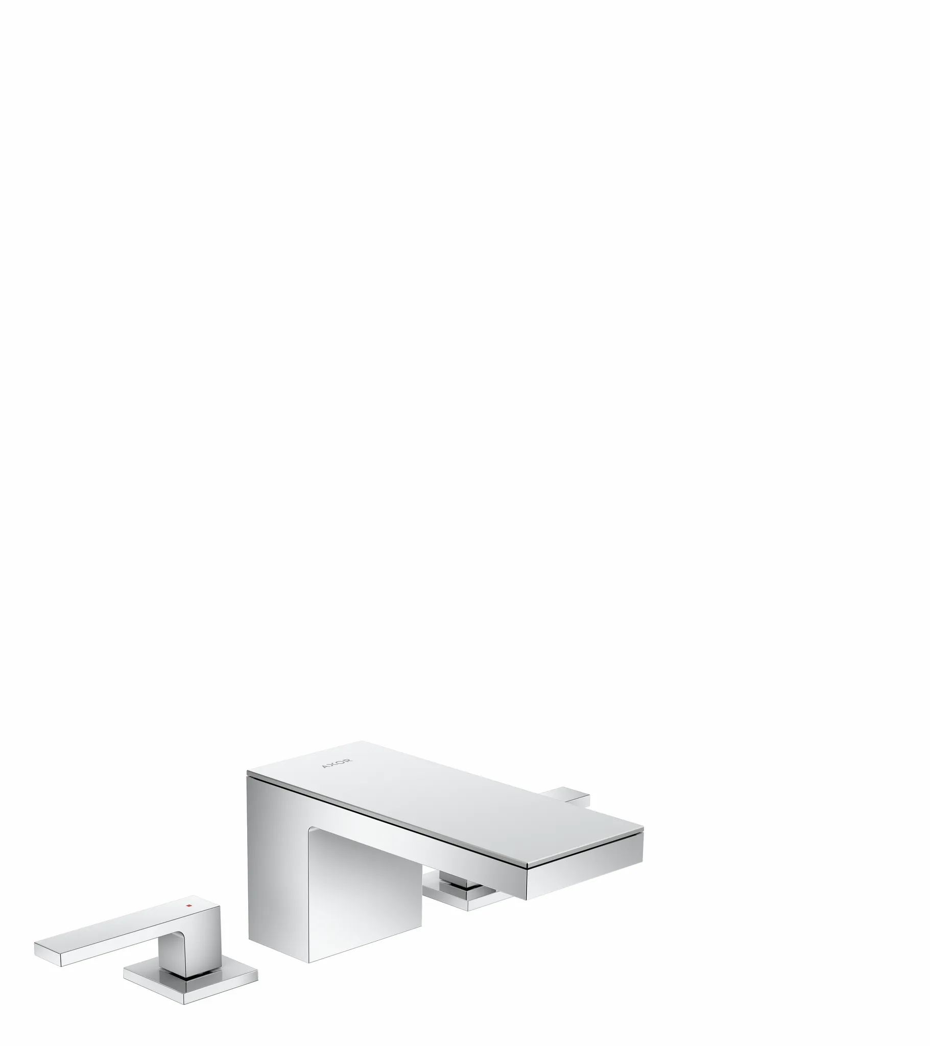 Hansgrohe AXOR MyEdition 3-Loch Waschtischarmatur 70 mit Push-Open Ablaufgarnitur, Chrom Hansgrohe AXOR MyEdition 3-Loch Waschtischarmatur 70 mit Push-Open Ablaufgarnitur, Chrom