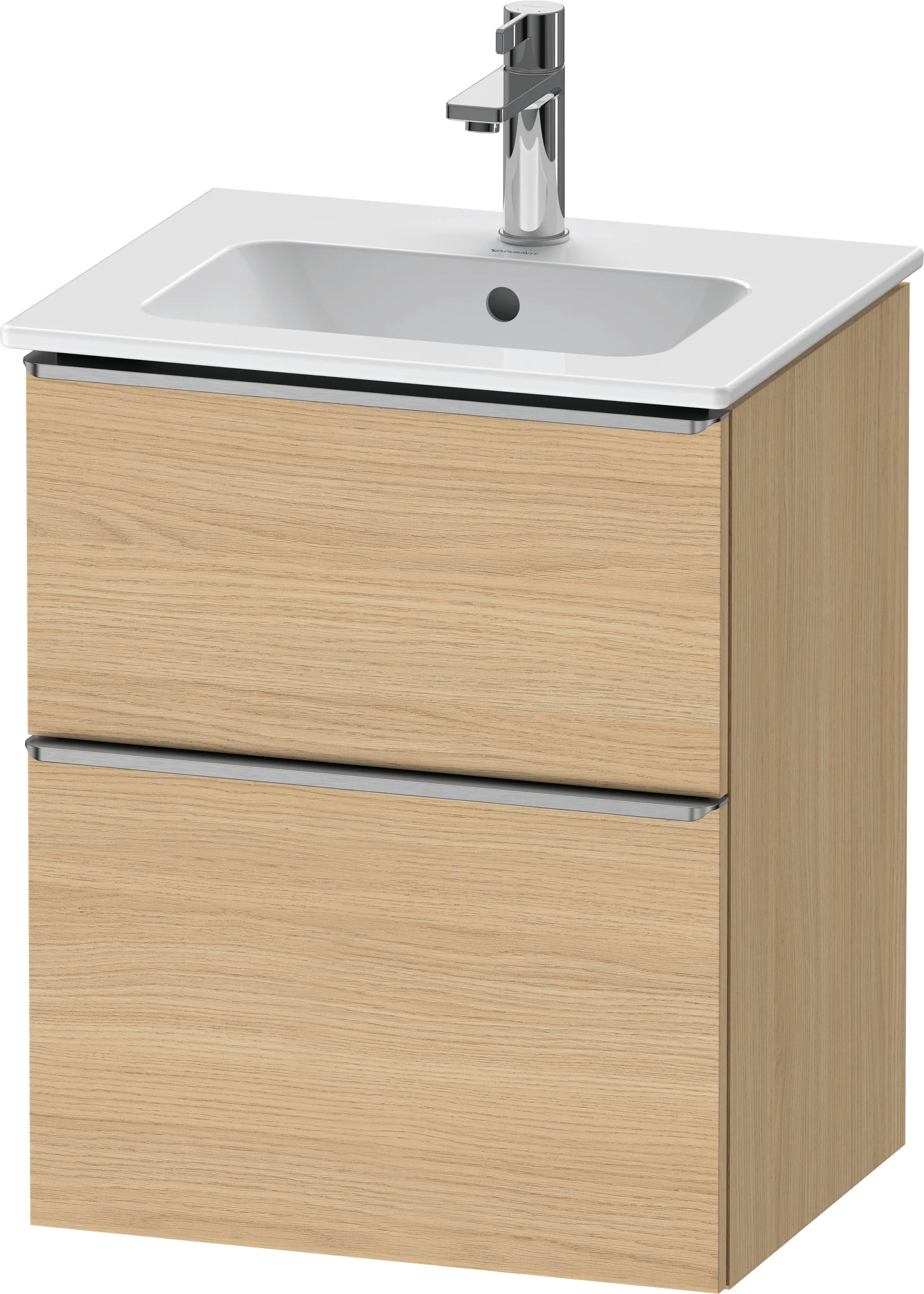 Duravit Waschtischunterschrank wandhängend „D-Neo“ 51 × 62,5 × 40,2 cm Eiche Natur