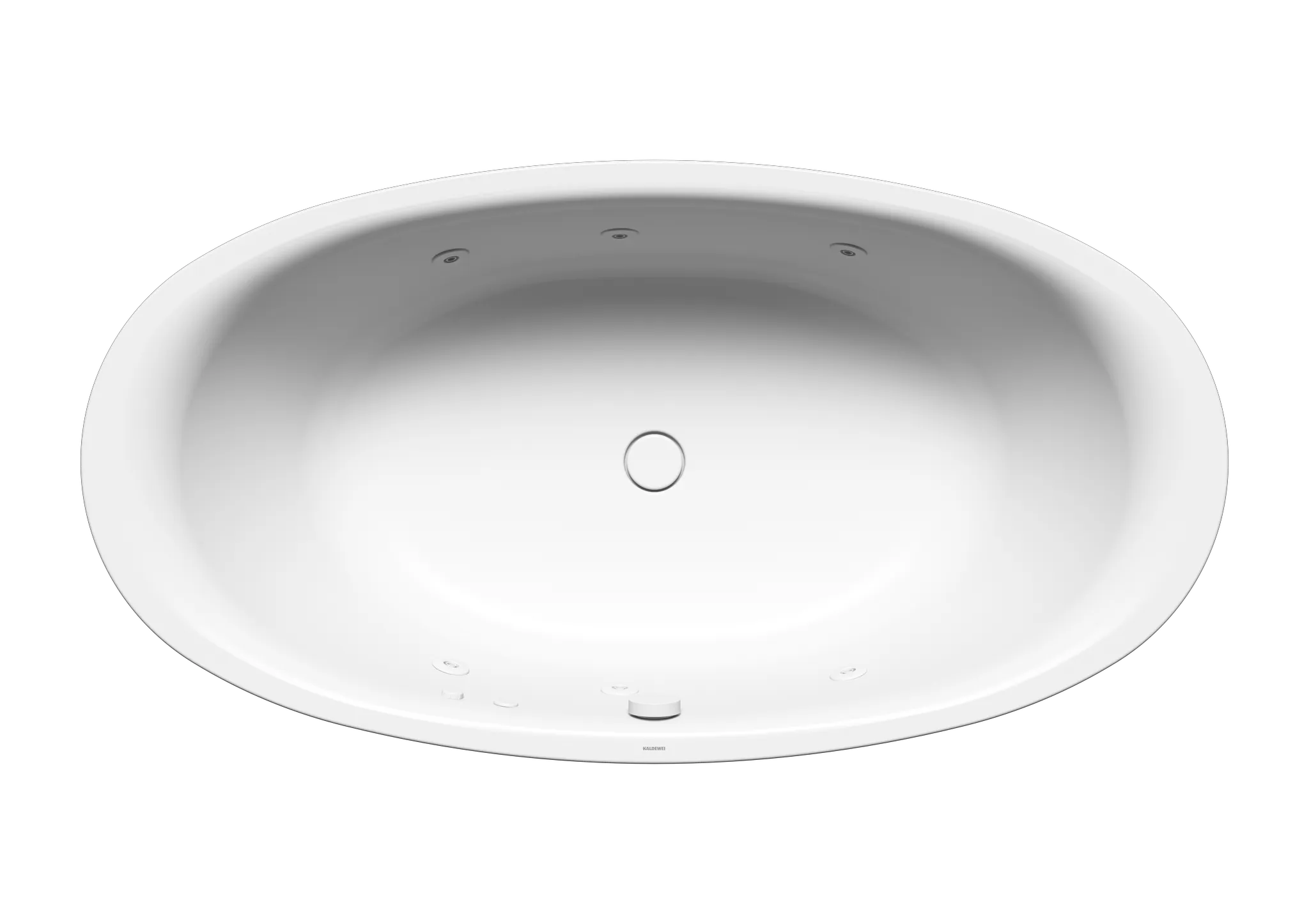 Kaldewei Whirlwanne „Ellipso Duo Oval“ 190 × 100 cm, links mit Aquamassage Body, in alpinweiß Kaldewei Whirlwanne „Ellipso Duo Oval“ 190 × 100 cm, links mit Aquamassage Body, in alpinweiß