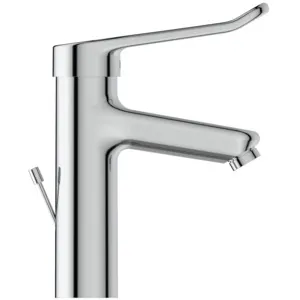 Waschtischarmatur Ceraplus Grande mit Bügelgriff mit Ablaufgarnitur Ausladung 123mm Chrom Waschtischarmatur Ceraplus Grande mit Bügelgriff mit Ablaufgarnitur Ausladung 123mm Chrom