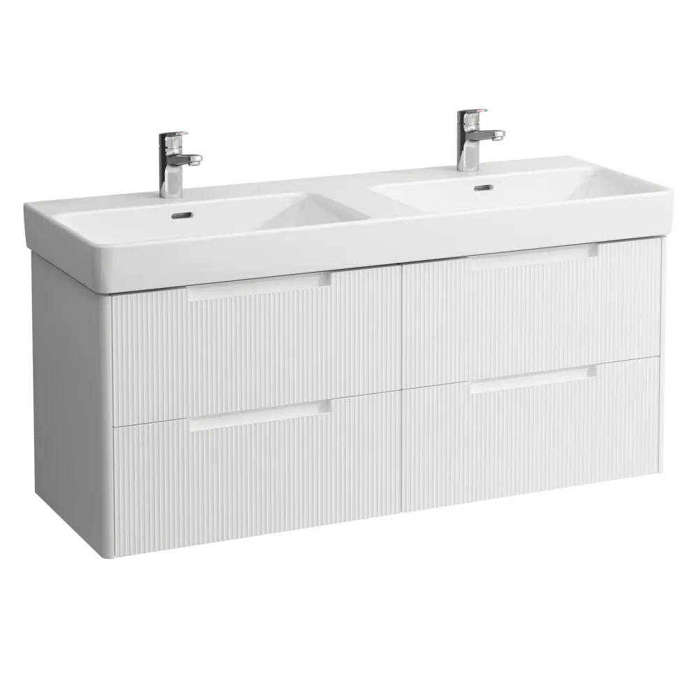 Waschtischunterbau JUNA für PRO S 446x1269x515 4 Schubladen mit Griffmulde für Waschtisch H814968 weiß matt Waschtischunterbau JUNA für PRO S 446x1269x515 4 Schubladen mit Griffmulde für Waschtisch H814968 weiß matt