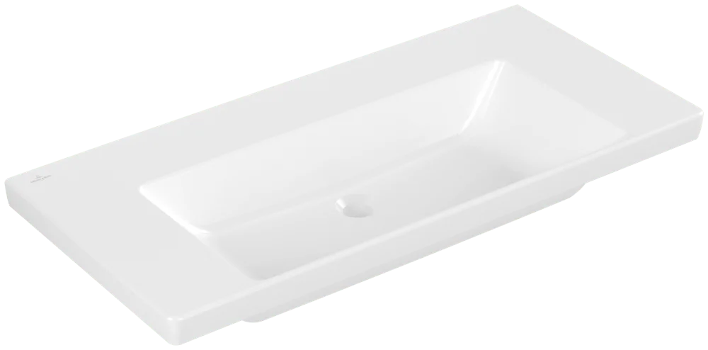 Villeroy & Boch Schrankwaschtisch Subway 3.0, 1000x470x165 mm, glänzend weiß Alpin, TitanCeram, Wandmontage