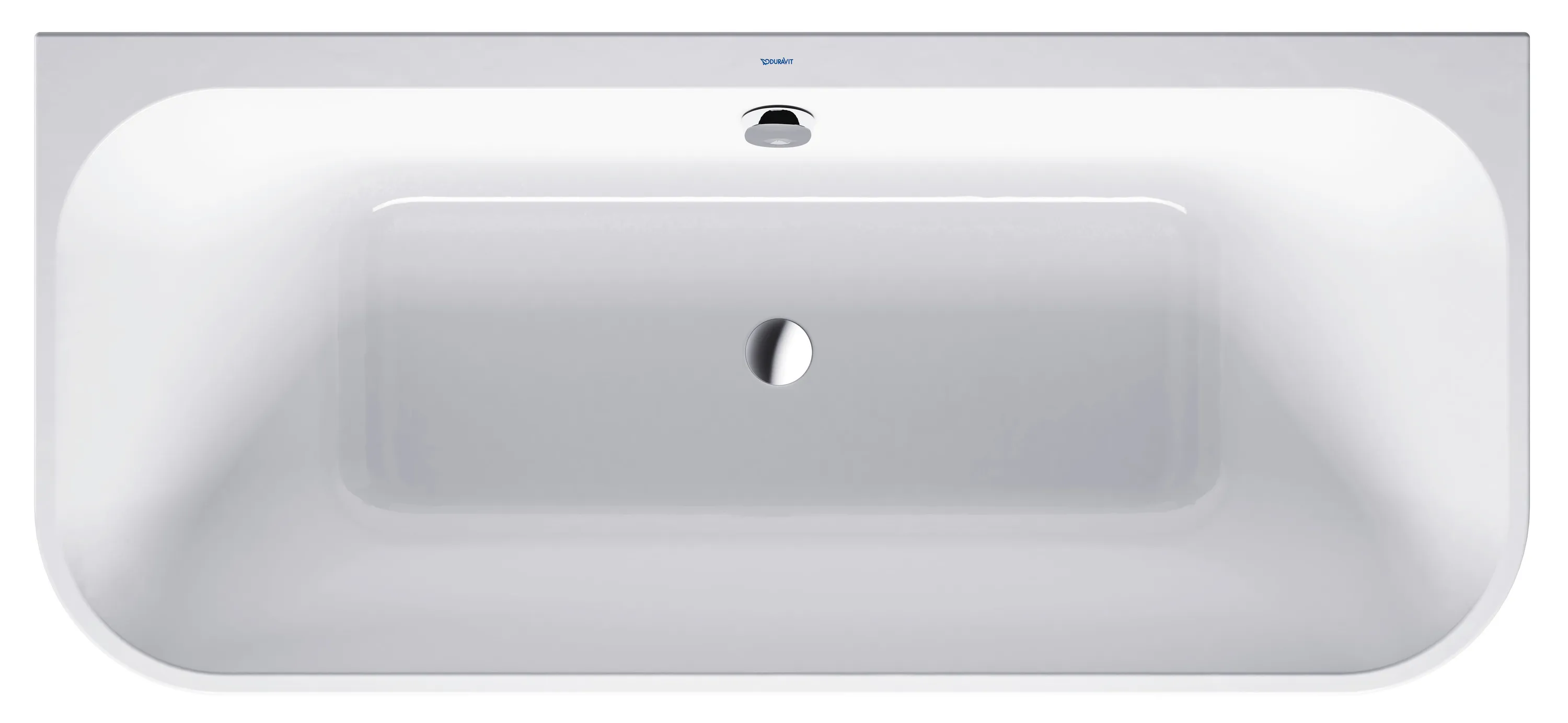 Duravit Badewanne „Happy D.2“ vorwand rechteck 1800 × 800 mm, mittig in Weiß Duravit Badewanne „Happy D.2“ vorwand rechteck 1800 × 800 mm, mittig in Weiß