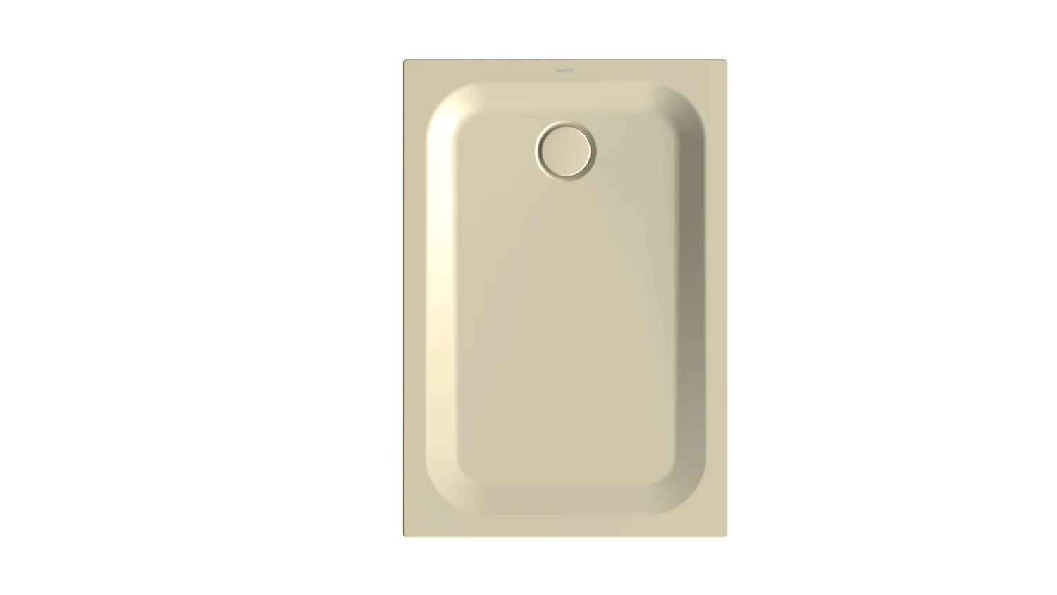 Bette rechteck Duschwanne „BetteUltra“ 1100 × 750 mm ohne Oberflächenbeschichtung, mit BetteGlasur Plus, ohne Wannenträger, in Cream