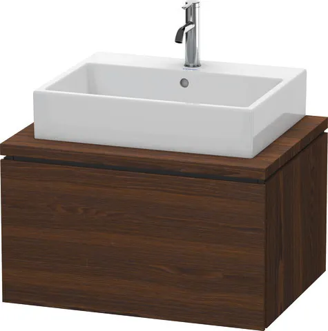 Duravit Waschtischunterschrank wandhängend „L-Cube“ 72 × 40 × 54,7 cm Nussbaum gebürstet