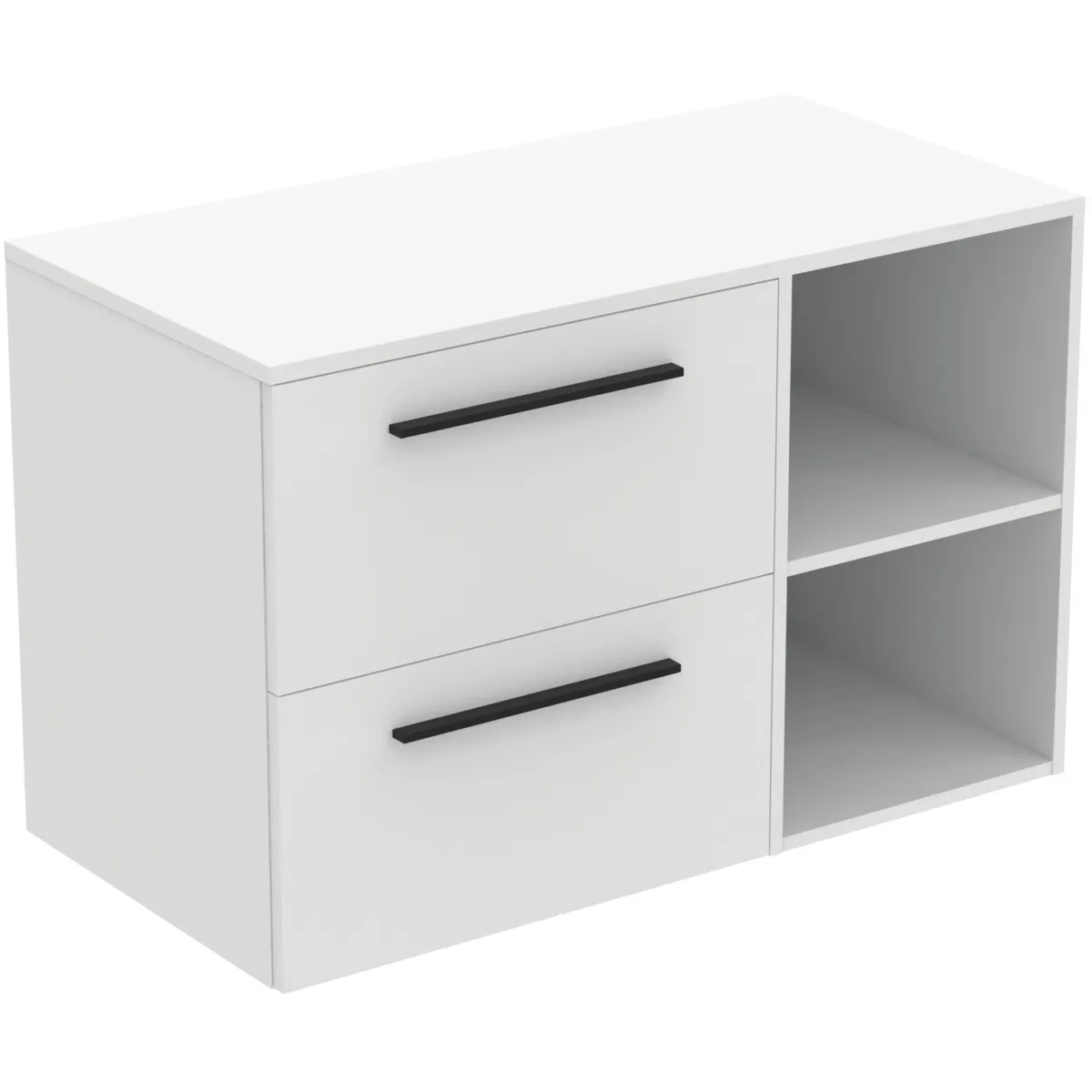 Ideal Standard i.life B 100cm Möbel-Set 2 Auszüge, Schwarz/Weiß Ideal Standard i.life B 100cm Möbel-Set 2 Auszüge, Schwarz/Weiß