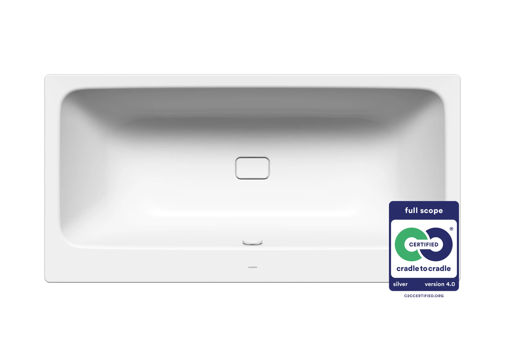 Kaldewei ASYMMETRIC DUO Badewanne, 1800x900 mm, alpinweiß