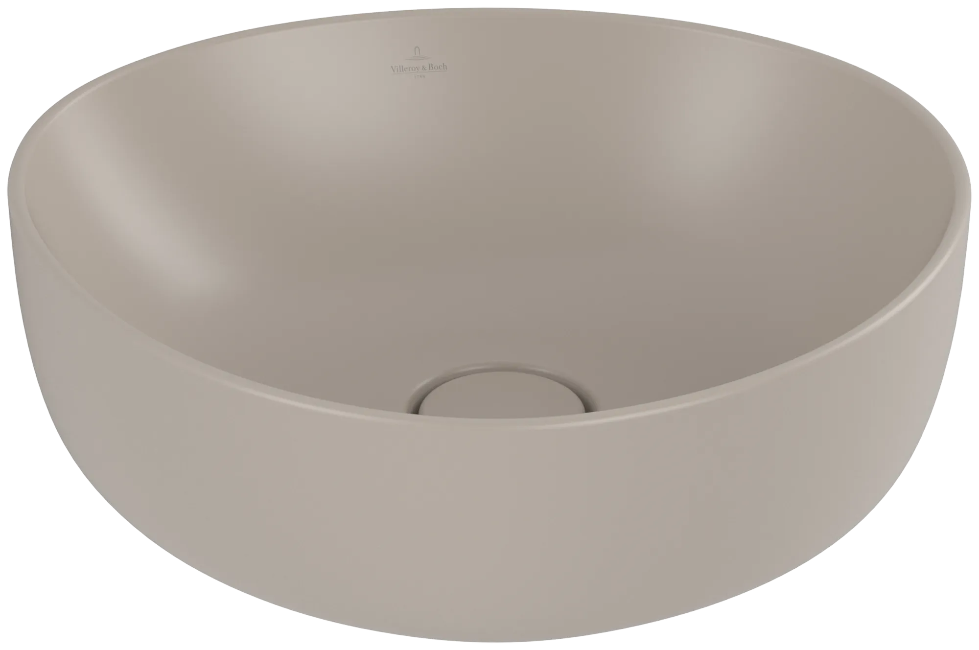 Villeroy & Boch Aufsatzwaschtisch „Antao“ 400 × 395 × 150 mm, ohne Hahnlochbohrung in Almond Villeroy & Boch Aufsatzwaschtisch „Antao“ 400 × 395 × 150 mm, ohne Hahnlochbohrung in Almond