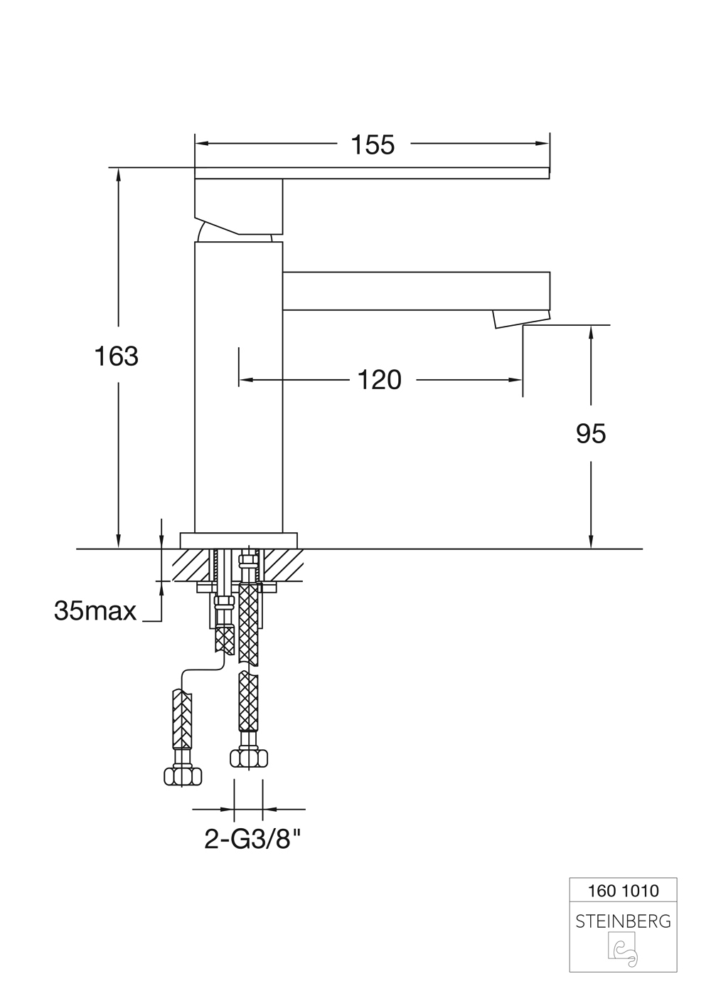 Serie 160 Waschtisch-Einhebelmischer Serie 160 Waschtisch-Einhebelmischer