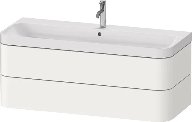 Duravit Waschtischunterschrank c-shaped Set wandhängend „Happy D.2 Plus“ 117,5 × 48 × 49 cm Duravit Waschtischunterschrank c-shaped Set wandhängend „Happy D.2 Plus“ 117,5 × 48 × 49 cm