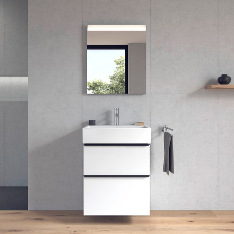 Wandwaschtisch „Vero Air“, mit Überlauf, Hahnlochposition mittig  Wandwaschtisch „Vero Air“, mit Überlauf, Hahnlochposition mittig