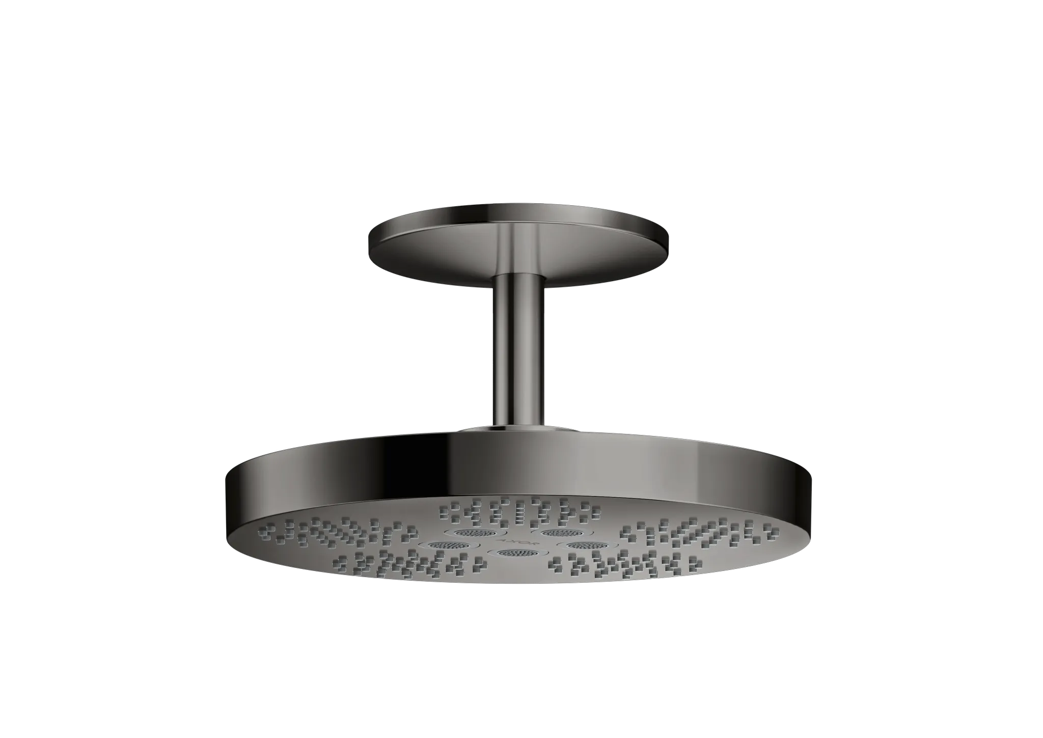 Hansgrohe AXOR One Kopfbrause 280 2jet mit Deckenanschluss, Polished Black Chrome Hansgrohe AXOR One Kopfbrause 280 2jet mit Deckenanschluss, Polished Black Chrome