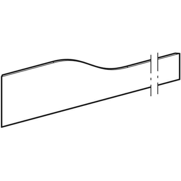 Bambini Dekorblende Front, für Spiel- und Waschlandschaft, für drei Waschtischarmaturen, tieferes Becken rechts: weiß-alpin Bambini Dekorblende Front, für Spiel- und Waschlandschaft, für drei Waschtischarmaturen, tieferes Becken rechts: weiß-alpin